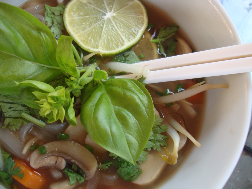 Vegetarian Pho Soup - Cat Can Cook