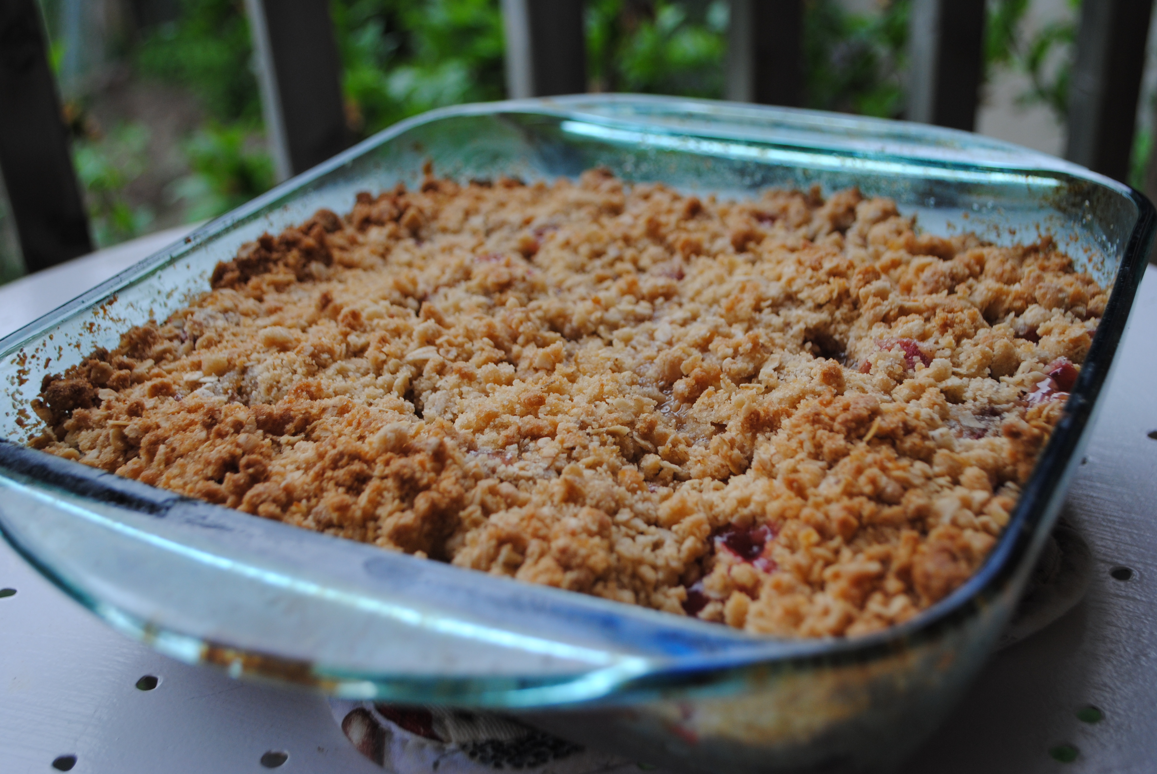 Simple Rhubarb Crisp Recipe