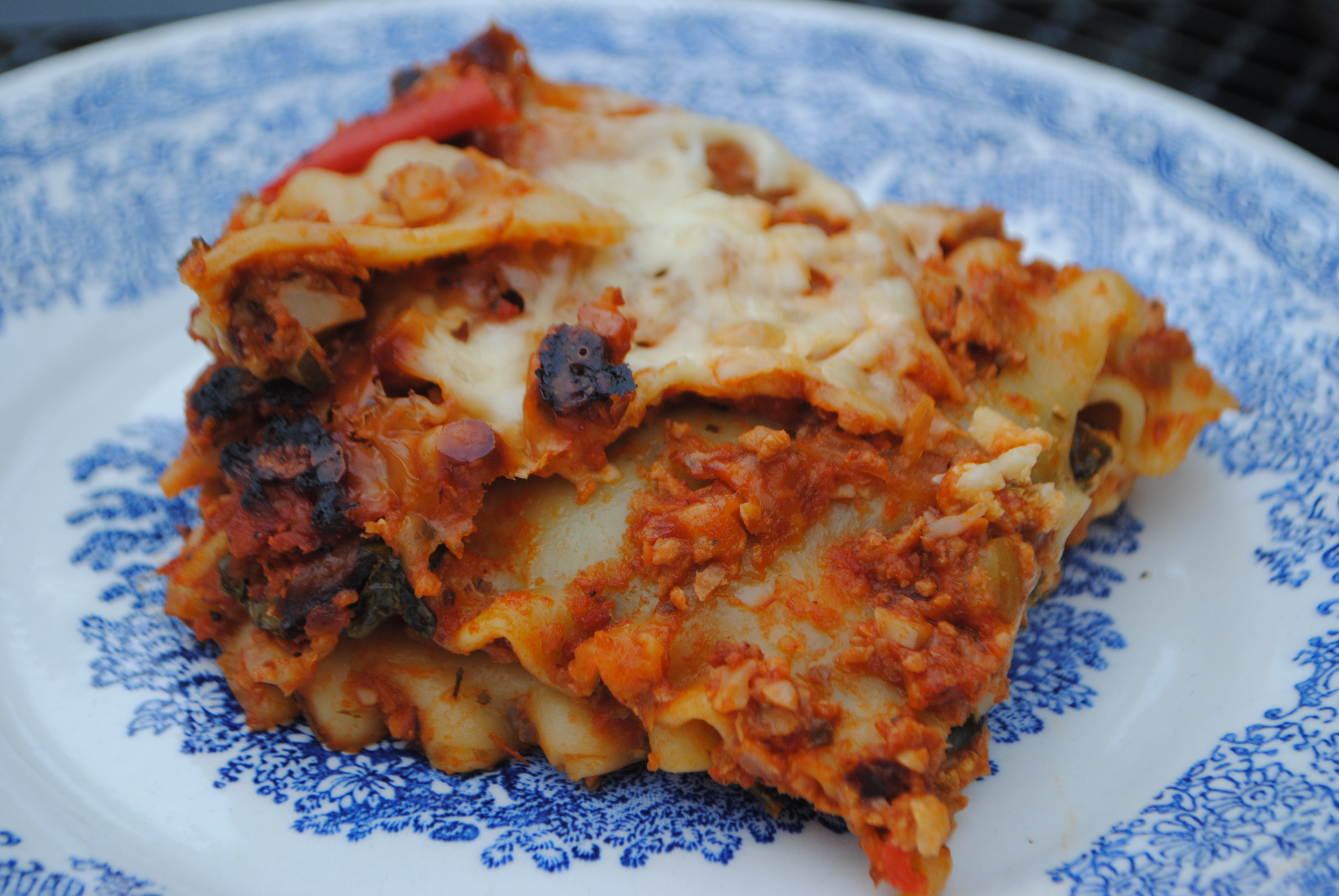 Mushroom & TVP Lasagna