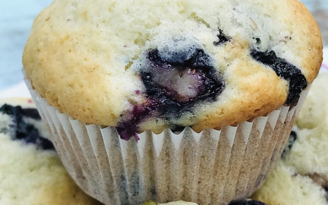 easy blueberry muffins