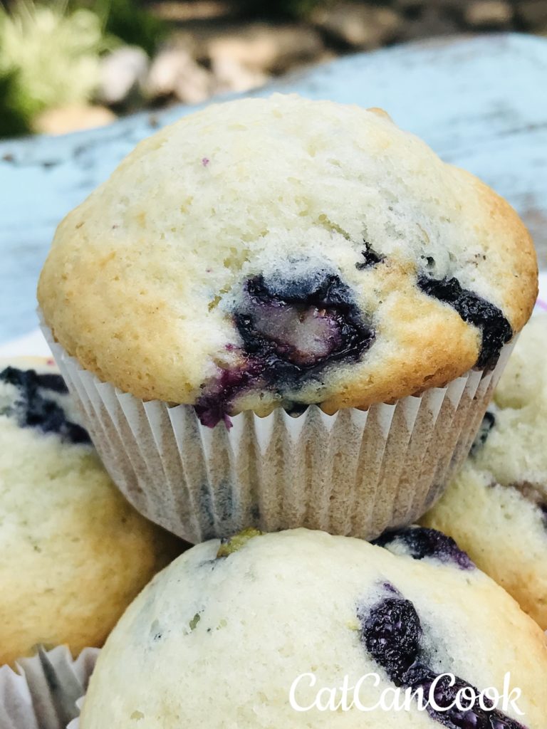 easy blueberry muffins